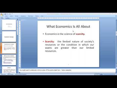Defination of Economics (Part-one)