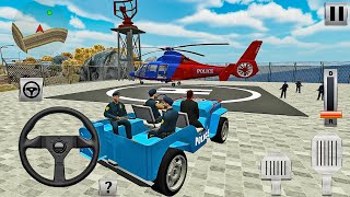 Offroad Police Jeep Transporter - Prison Helicopter Transport Games - Android Gameplay screenshot 1