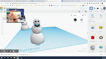 The Snow Man Project - 3D Design with Tinkercad