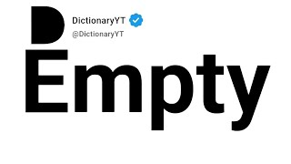 Empty Synonyms | Thesaurus | Similar Words 