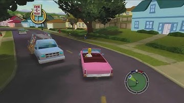The Simpsons Hit and Run - Level 1 Intro Mission: The Cola Caper