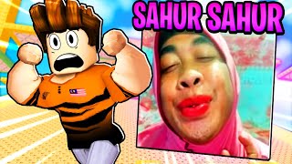 SAHURR SAHURR!!! Tak Bangun Sahur Nanti Mimi Peri Kejut ...