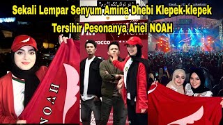 Sekali Lempar Senyum Amina Dhebi Klepek-klepek Tersihir Pesonanya, Ariel NOAH 