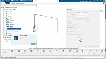 Tutorial 17 FEA Modelling a Simple Plane Frame with Internal Hinge 3DEXPERIENCE R2024x