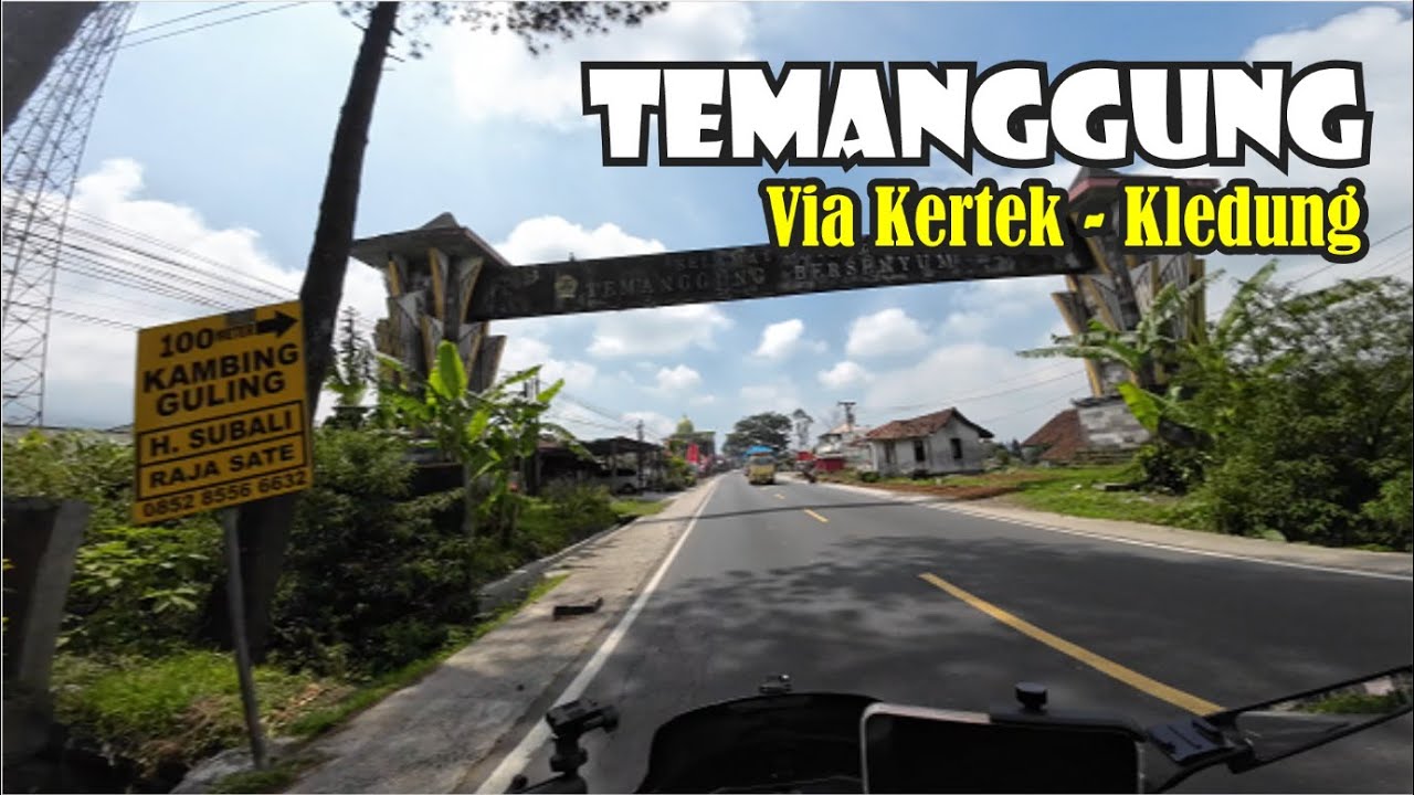 Solo Touring Temanggung Via Kertek - Kledung : Sindoro Sumbing berselimut Kabut