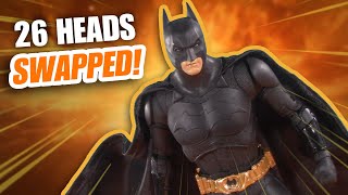 BATMAN BEGINS HEAD SWAPS! McFarlane Toys DC Multiverse Custom Kitbash Christian Bale Action Figure