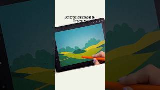 How to create a paper cut out effect in Procreate #drawing #procreate #drawwithme #digitalart
