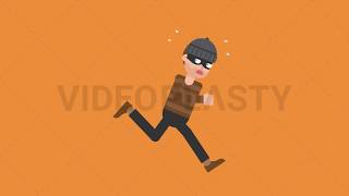 Criminal Running Animation [MOV & GIF]