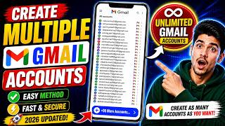 How to Create Multiple Gmail Accounts | Easy Method (2026) ✅