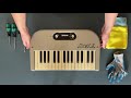 (ASMR) Cleaning my Hohner Bass 3 Keyboard