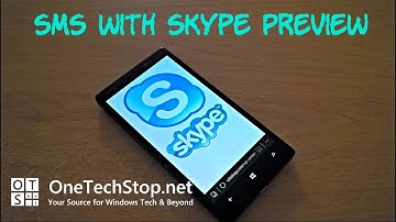 Send SMS Messages With Skype Preview on Windows 10