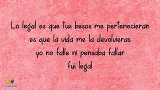 Lo legal - El bebeto - letra