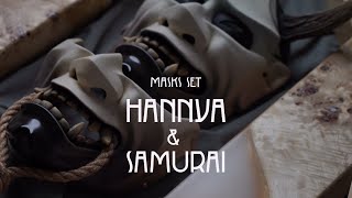 Hannya &amp; Samurai masks. Процесс создания комплекта &quot;Go.Jirra&quot;