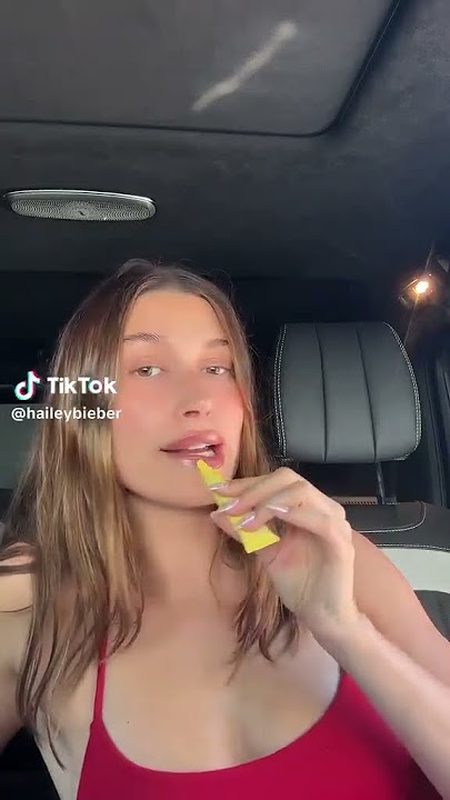 Hailey Bieber via TikTok #tiktok #shorts #ytshorts #viral #trending