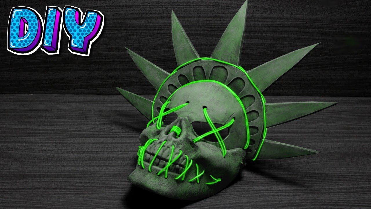 Máscara Luminosa Uma Noite de Crime (The Purge). - YouTube