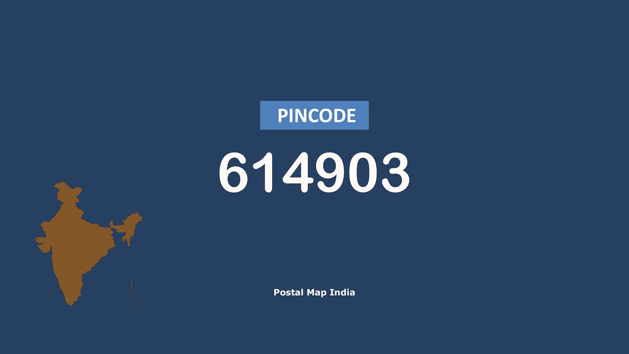 Pincode 614903 - Andami, Melanammankurichi, Karuppur & More - YouTube
