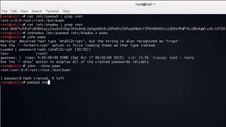 Crack or Recover Linux Password using John the Ripper - Kali Linux Profile