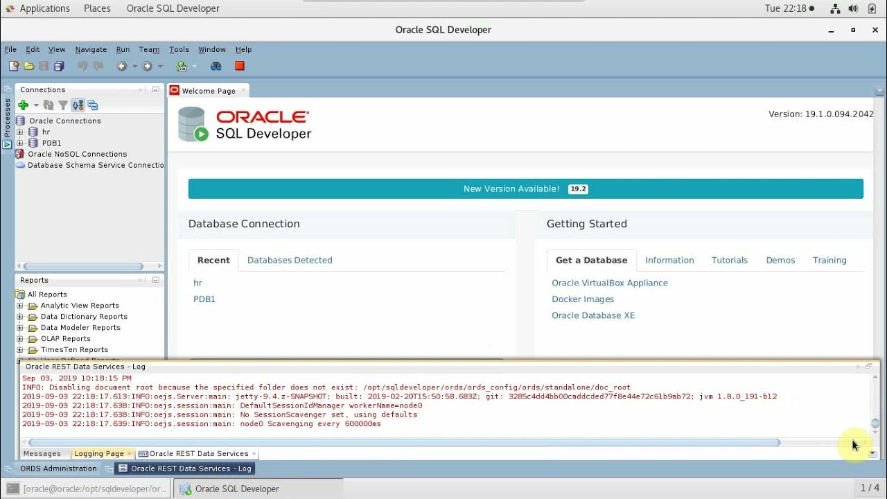 ORDS Tutorial 8 Installing ORDS through SQLDeveloper - YouTube
