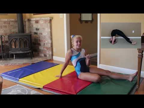 SevenGymnasticsGirls - Mary Attempts Rachel's Contortions! (2016)