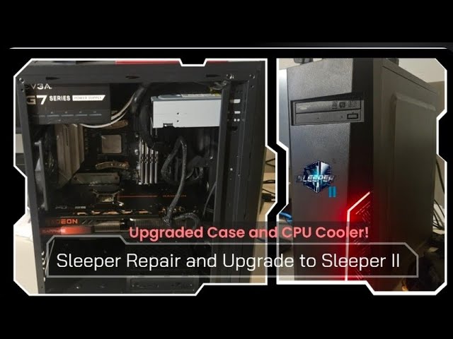 Sleeper Gaming PC Repair - PC Repaired and Upgraded Case and CPU Cooler!