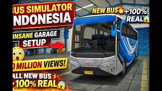 Bus Simulator Indonesia 😱🔥Ultimate Garage Setup + New Bus Gameplay | 100% Real Driving Experience🚍💨 screenshot 3