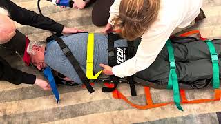 Vacuum Stretcher Transporting Casualty In Lateral Trauma Position