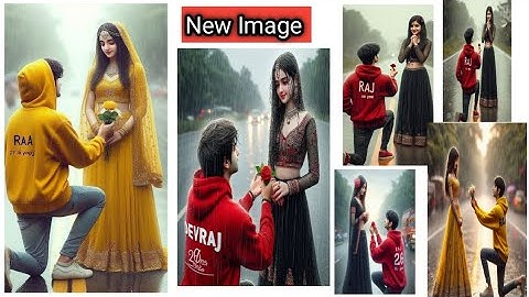 Create 3D Ai Couple Propose imagecreator 2024 | Couple propose ai photo editingl bing image creator