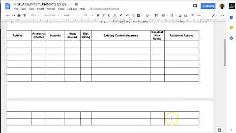 Resize an off or outside page table in Google Docs
