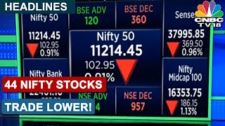 Opening Bell: Sensex Opens 200 Points Lower, Nifty Below 11,250; All Sectors In The Red | CNBC-TV18