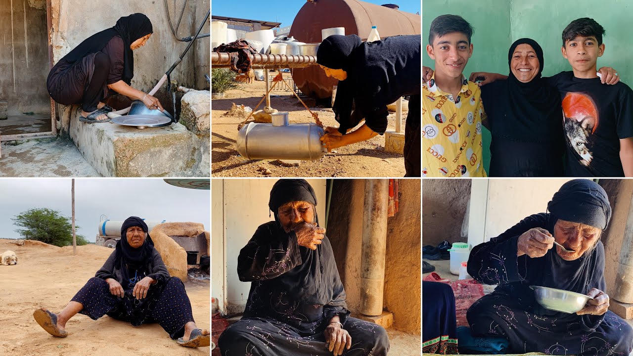 Daily Routine women in Arab Village 🪿🐄| long video