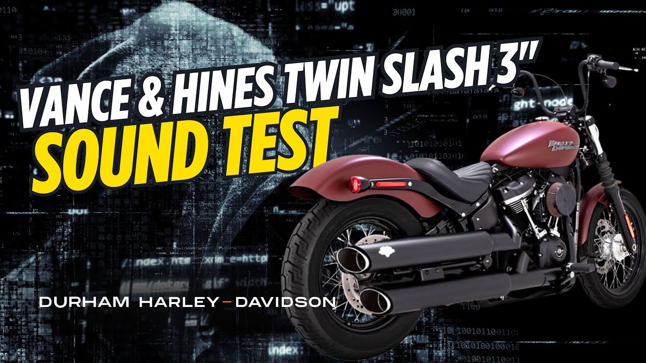 M8 114ci Softail with Vance & Hines Twin Slash 3” Slip-Ons – Cold