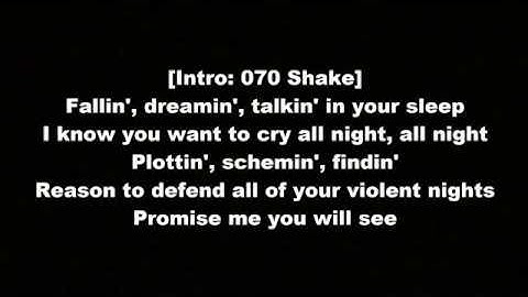 Kanye West -  Violent Crimes (With Lyrics)