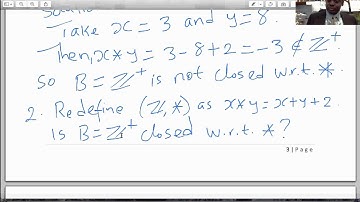 Lecture 6 Section 1.4 Binary Operations