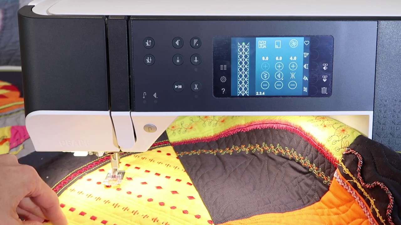 Pfaff Quilt Expression 720 42 Decorative Stitches - YouTube