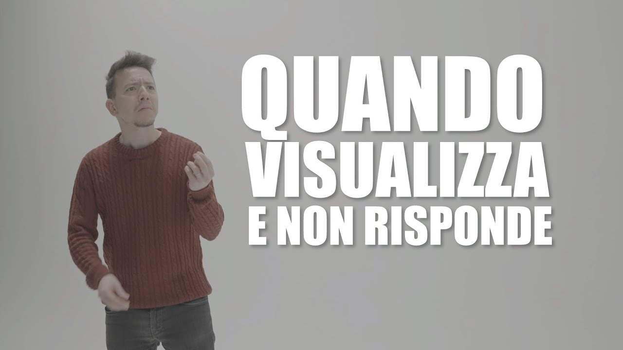 QUANDO VISUALIZZA E NON RISPONDE YouTube