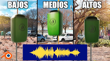 Cómo ANIMAR OBJETOS 3D al ritmo de la MÚSICA - Tutorial Blender