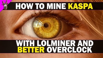 How to mine KASPA with BETTER overclock settings on LOLMINER
