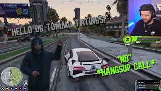Tommy hangs up on Shanks 😂😂😂 | NoPixel Gta 5 RP Mandem Clips