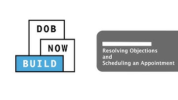 DOB NOW: BUILD - Plumbing and Sprinkler Filings - Resolving Objections and Scheduling an Appointment