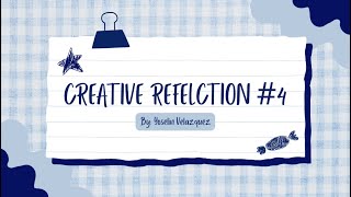 Creative Reflection #4 - AS Media Studies 