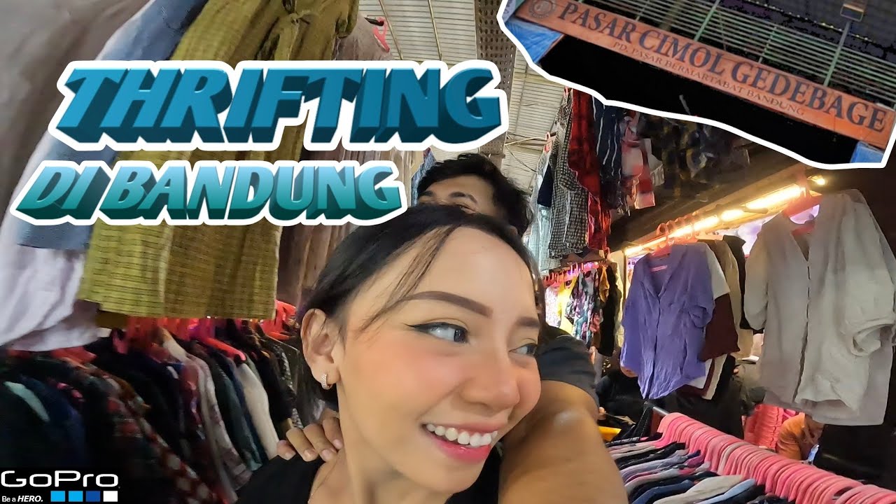 THRIFTING DI BANDUNG DAPET APA AJA ❓❓|| PASAR CIMOL GEDEBAGE TERBARU #dudicmotovlog #wr155 #motovlog
