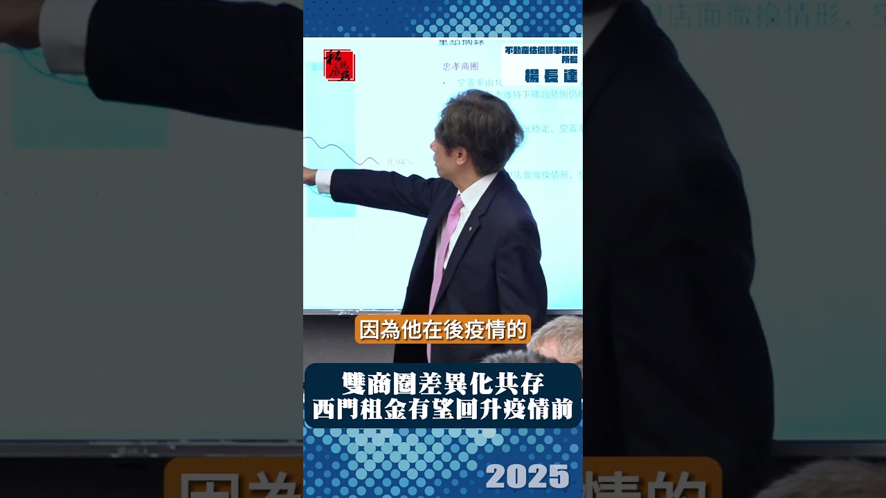 雙商圈差異化共存 西門租金有望回升疫情前 ｜ 不動產估價師事務所所長楊長達｜ 富比士地產王