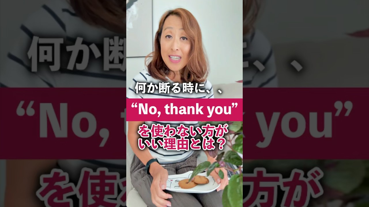 ノー サンキュー と は
