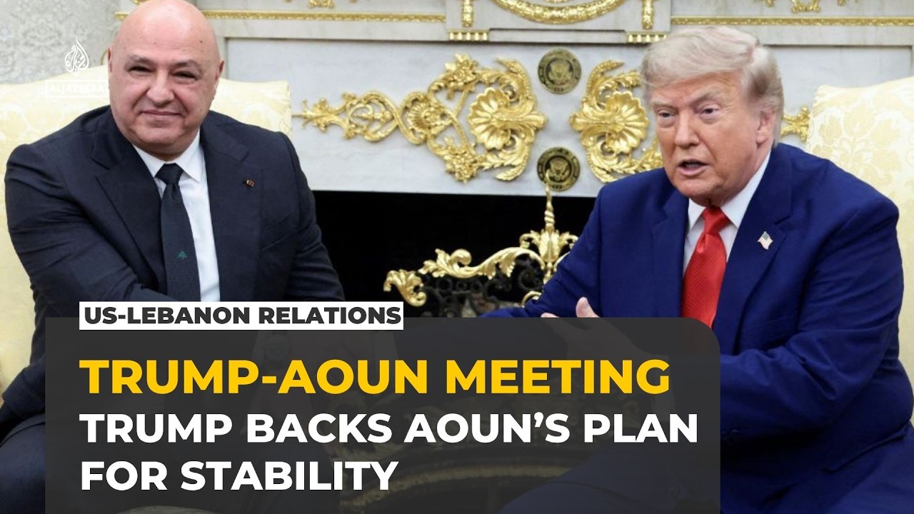 Trump and Lebanon’s Aoun discuss Israel deal, Hezbollah and strengthening the army