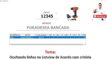 Ocultar Colunas no Listview de acordo com criterio | Ocultar Coluna Listview