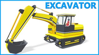 Excavator Toys for Babies &amp; Kids | Fun Toy Vehicle for Children | Cartoon Videos for Toddlers