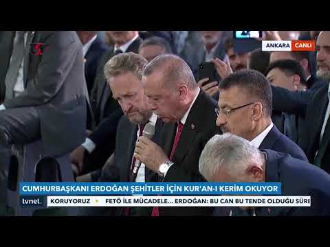 Cumhurbaşkanı Erdoğan, Kur’an-ı Kerim okudu