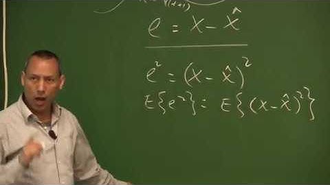 Minimum Mean Square Estimation (Part I: Linear Estimation) by Dr. Waltenegus Dargie (TU Dresden)