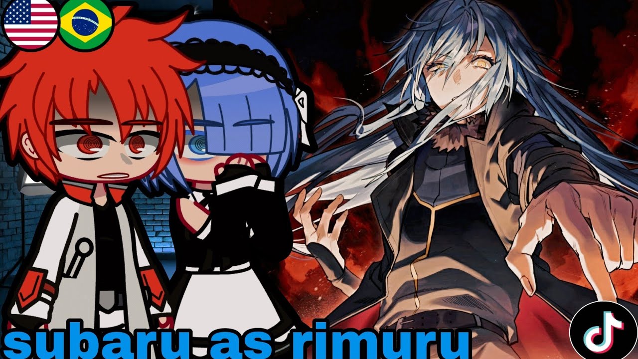🇺🇲🇧🇷 Re:Zero React to Subaru As Rimuru- Gacha React