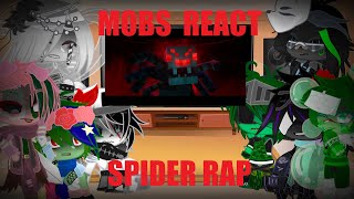 Monster School reacts to Spider Rap | ft. Spider